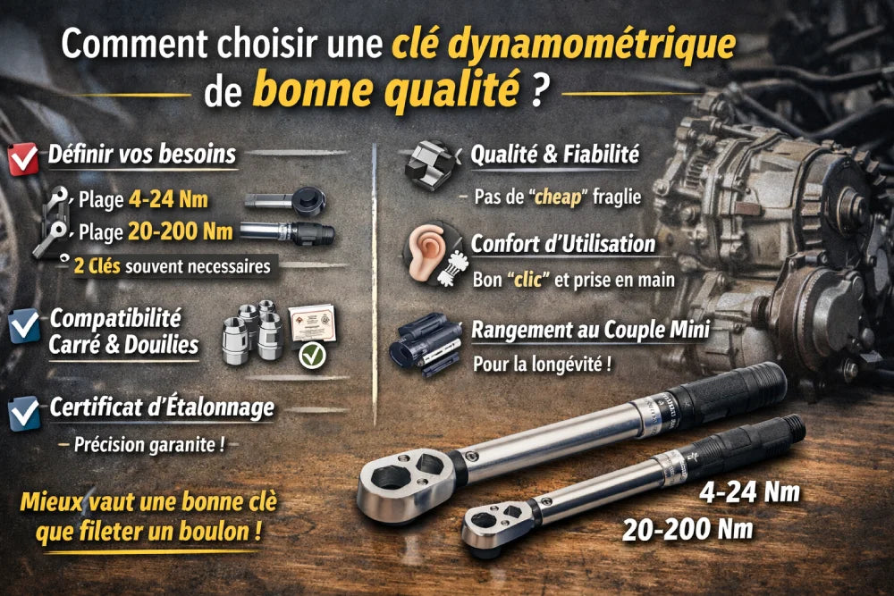 Comment choisir une clé dynamométrique de bonne qualité ?