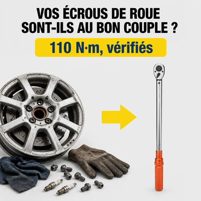 Clé Dynamométrique 1/2" Précision Certifiée