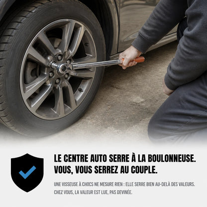 Clé Dynamométrique 1/2" Précision Certifiée