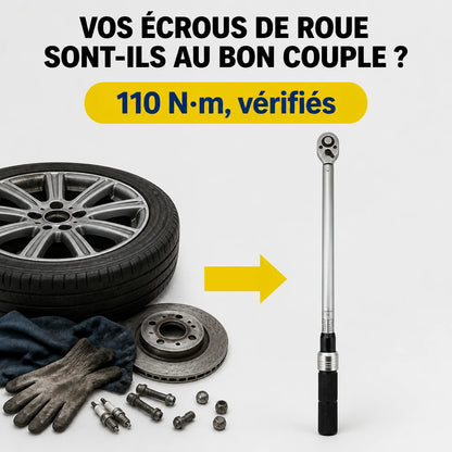 Clé Dynamométrique 1/2" Spécial Roues & Châssis Renforcée