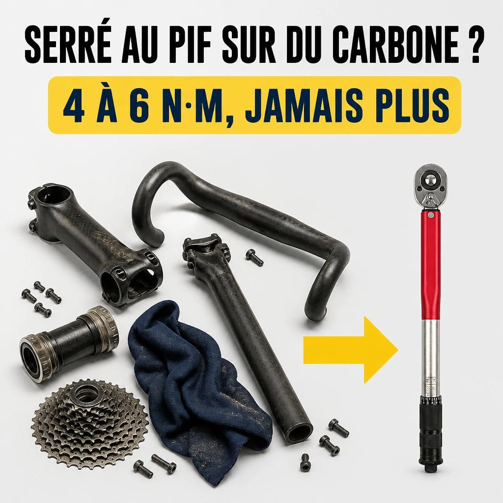 Clé Dynamométrique 1/4" Précision Vélo & Petite Visserie