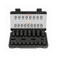 Coffret de douilles Torx 1/2" et 3/8" Acier Haute Résistance