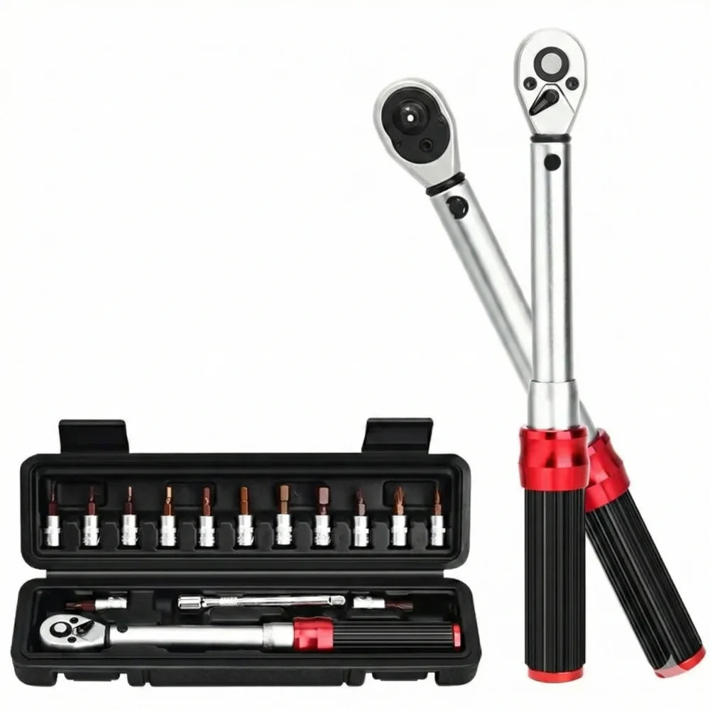 Clé Dynamométrique 1/4" Kit Entretien Vélo & Moto