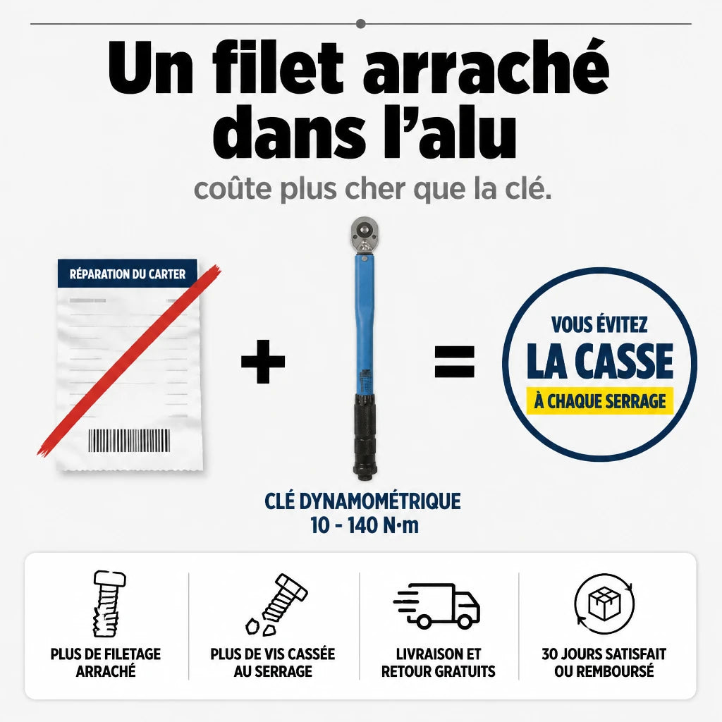 Clé Dynamométrique 3/8" L'Universelle Auto & Moto