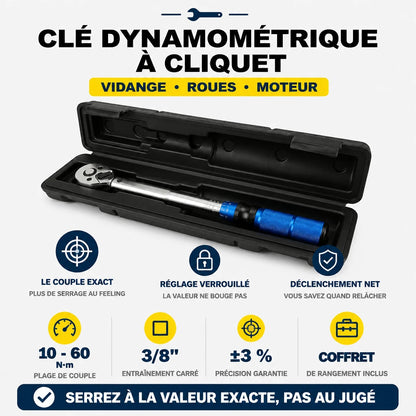 Clé Dynamométrique 3/8" Maintenance Cycle & Moto
