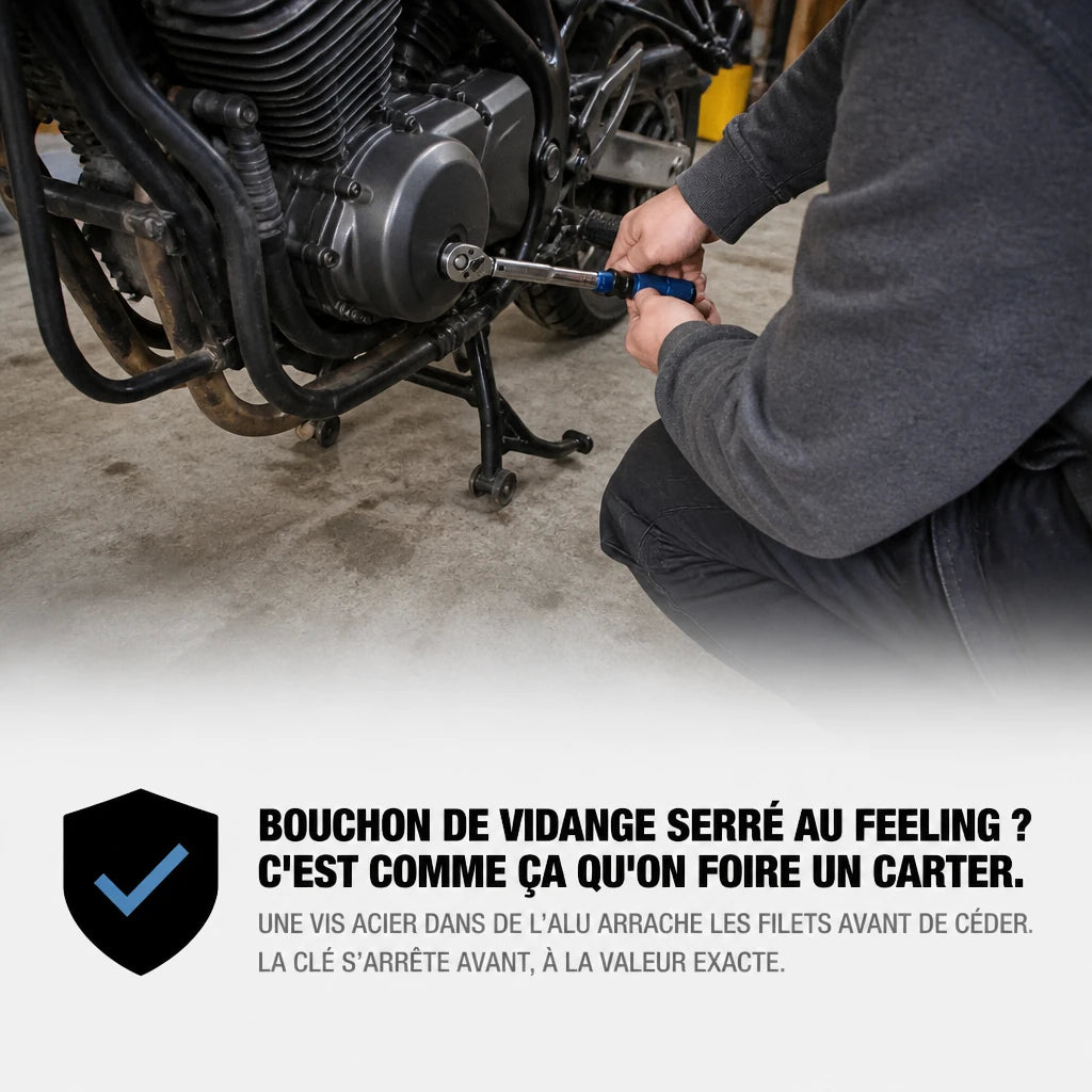 Clé Dynamométrique 3/8" Polyvalence Auto & Moto