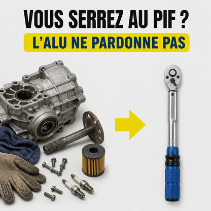 Clé Dynamométrique 3/8" Serrage Précis Vélo & Moto