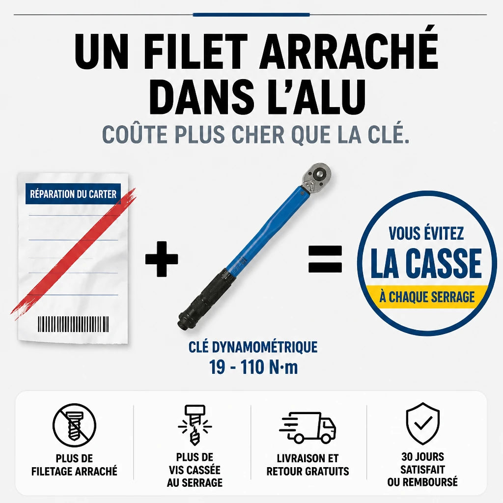 Clé Dynamométrique 3/8" Standard Universel Atelier