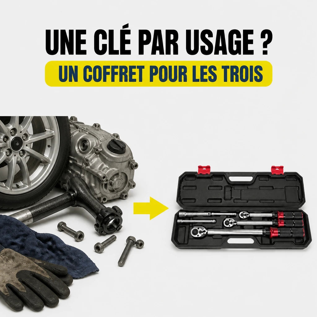 Clé Dynamométrique Coffret Kit Atelier Complet