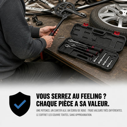 Clé Dynamométrique Coffret Kit Auto, Moto & Vélo