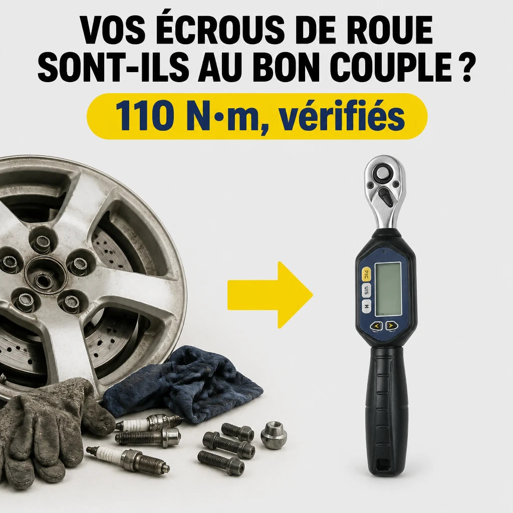 Clé Dynamométrique Digitale 1/2" Précision Auto Moteur & Châssis
