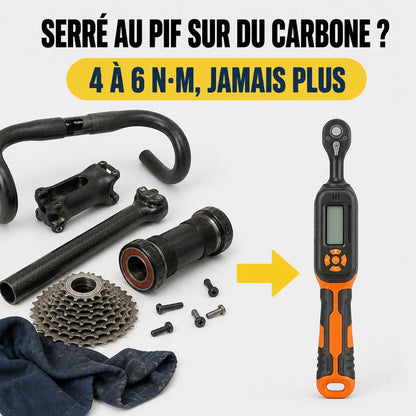 Clé Dynamométrique Digitale 1/4" Kit Précision Ultime
