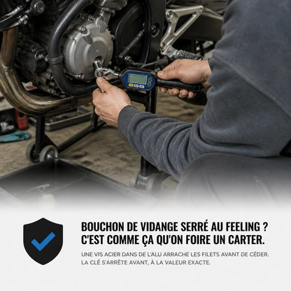 Clé Dynamométrique Digitale 3/8" Spécial Moteur & Moto